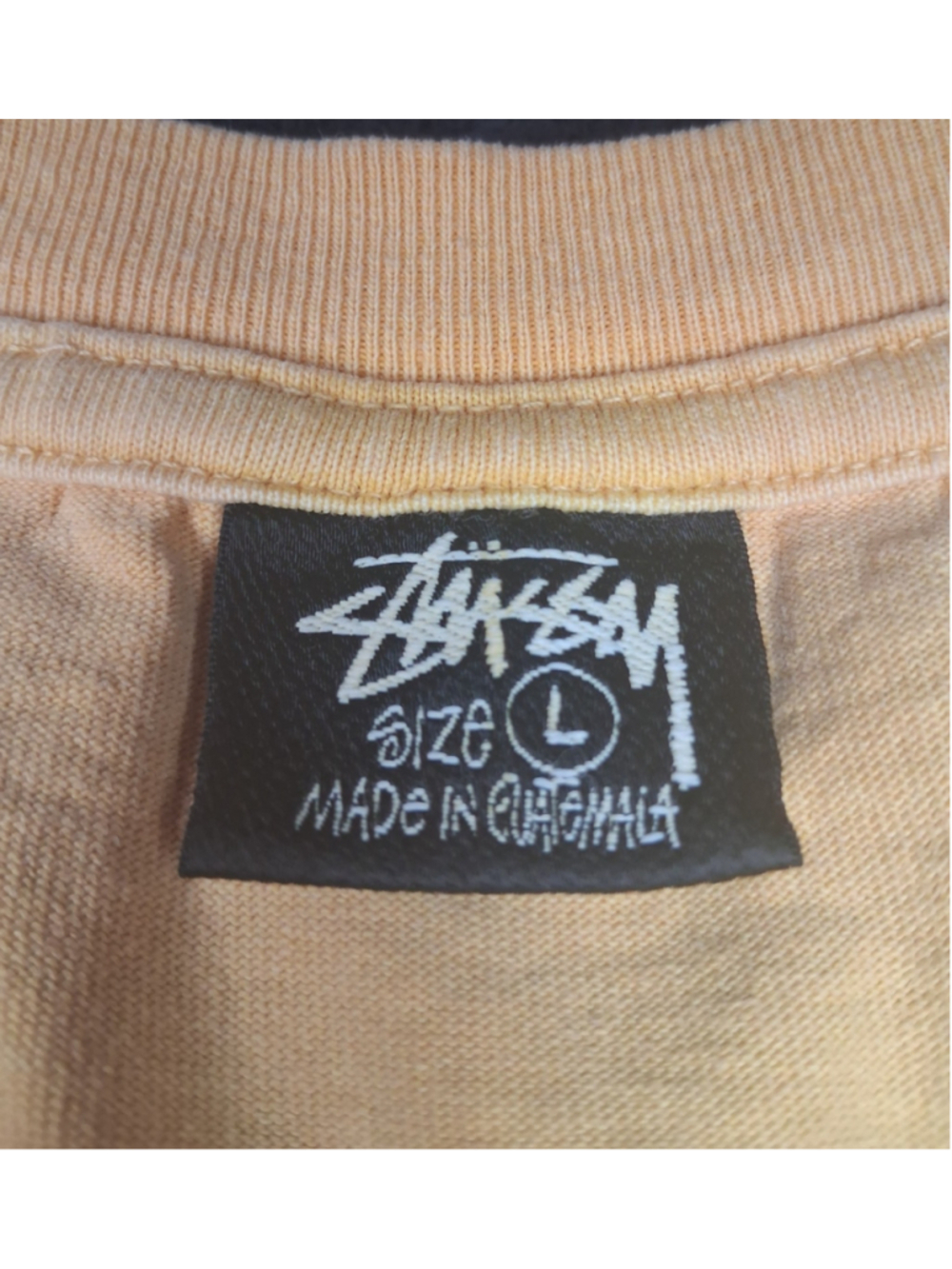 Stussy Men's Large T-shirt Long Sleeve Skate Tee Crewneck Cotton HVWT - Picture 7 of 10